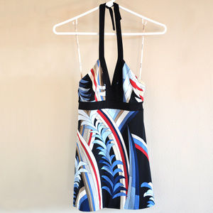 BCBG Maxmazria Backless Halter Top Stretch Size-XS